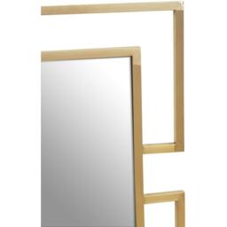Interiors by Premier Allure Gold Brushed Small Wall Mirror - thumbnail 3