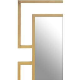 Interiors by Premier Allure Gold Brushed Small Wall Mirror - thumbnail 4