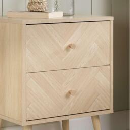 Birlea Herringford 2 Drawer Bedside - thumbnail 2