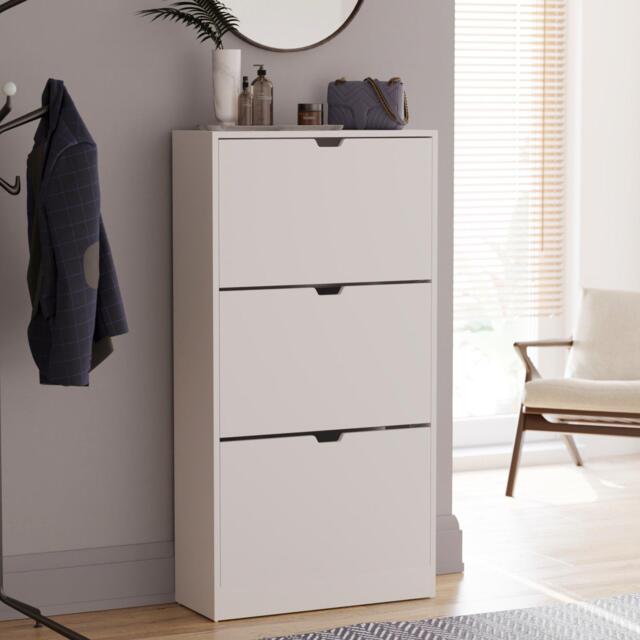 Lassic Vida Designs 3 Drawer Shoe Cabinet (Handless) - image 1