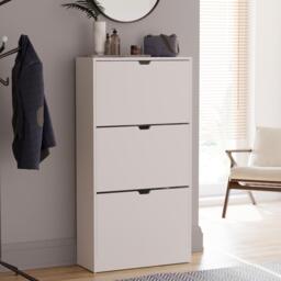 Lassic Vida Designs 3 Drawer Shoe Cabinet (Handless)