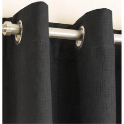 Enhanced Living Vogue Black Thermal Room Darkening Curtains Eyelet - thumbnail 2