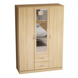 Lassic Vida Designs Riano 3 Door 2 Drawer Mirror Wardrobe - thumbnail 7
