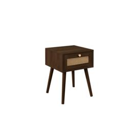 Birlea Croxley 1 Drawer Rattan Bedside - thumbnail 4