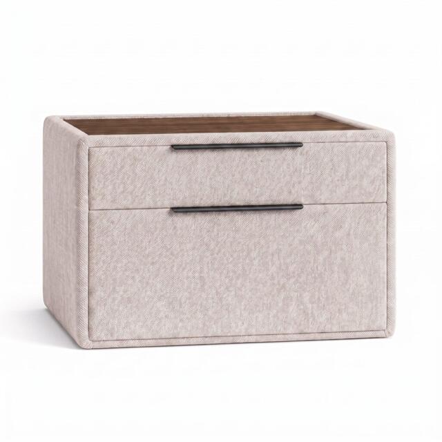 Sofa.com Cole Large Bedside Table in Brushed Matte Weave - image 1