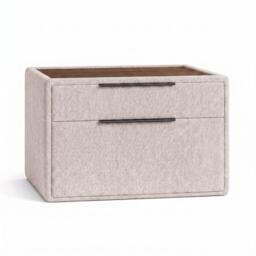 Sofa.com Cole Large Bedside Table in Brushed Matte Weave