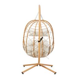 Breeins Swing Hanging Egg Chair with Cushion and Pillow - thumbnail 5