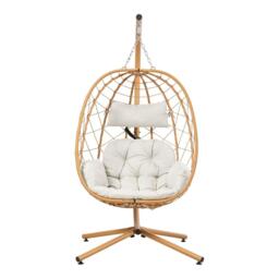 Breeins Swing Hanging Egg Chair with Cushion and Pillow - thumbnail 4