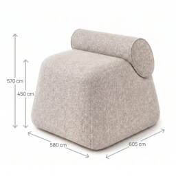Sofa.com Lyra Seat in Brushed Matte Weave - thumbnail 2