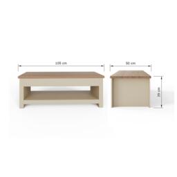 GFW GFW Lancaster Lift Up Coffee Table - thumbnail 9