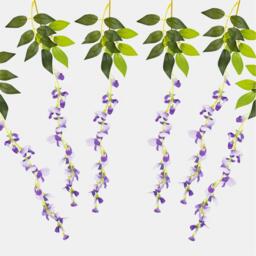 Streetwize Solar Decorative Wisteria Flower Lights - thumbnail 5