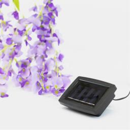 Streetwize Solar Decorative Wisteria Flower Lights - thumbnail 3