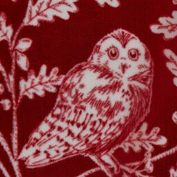 Dreams and Drapes Christmas Woodland Owls Duvet Cover Set in Sage - thumbnail 5