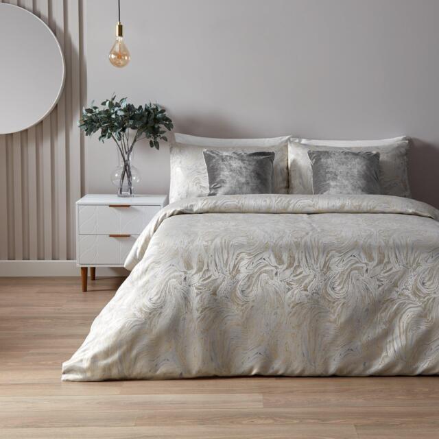 Paoletti Marble Reversible Duvet Set - image 1