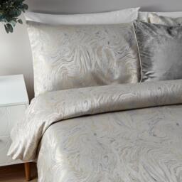 Paoletti Marble Reversible Duvet Set - thumbnail 2