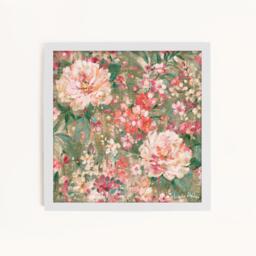 Laura Ashley Mayville Floral Print in a White Frame - thumbnail 1