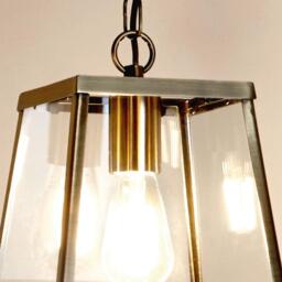 Lighting Collection 1 Light Industrial Pendant - thumbnail 2