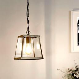 Lighting Collection 1 Light Industrial Pendant - thumbnail 1