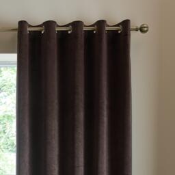Catherine Lansfield Super Thermal Blackout Matt Eyelet Door Panel - thumbnail 3