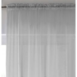 Enhanced Living 2 Plain Sheer Voile Panels with Rod Pocket (Pair) - thumbnail 2