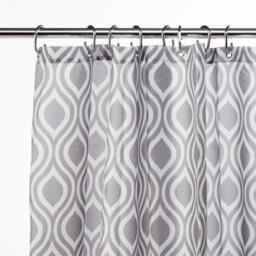 Croydex Medallion Textile Shower Curtain - thumbnail 2