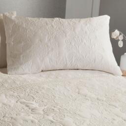 Serene Home Avery Pinsonic Damask Duvet Cover Set in White - thumbnail 2
