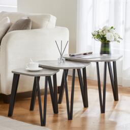 Lassic Vida Designs Brooklyn Nest of 3 Tables - thumbnail 1