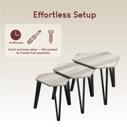 Lassic Vida Designs Brooklyn Nest of 3 Tables - thumbnail 6
