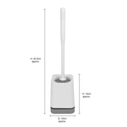JVL JVL Toilet Brush with TPR Bristles ¿ Grey - thumbnail 6