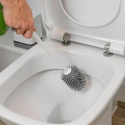 JVL JVL Toilet Brush with TPR Bristles ¿ Grey - thumbnail 8