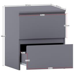 Lassic Vida Designs 4 Piece Denver Bedroom Set 4 - thumbnail 5