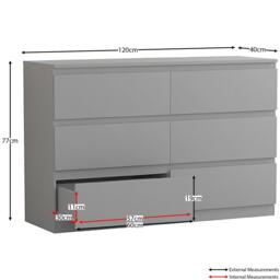 Lassic Vida Designs 4 Piece Denver Bedroom Set 4 - thumbnail 7