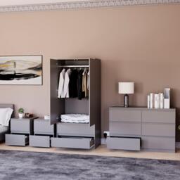 Lassic Vida Designs 4 Piece Denver Bedroom Set 4 - thumbnail 3