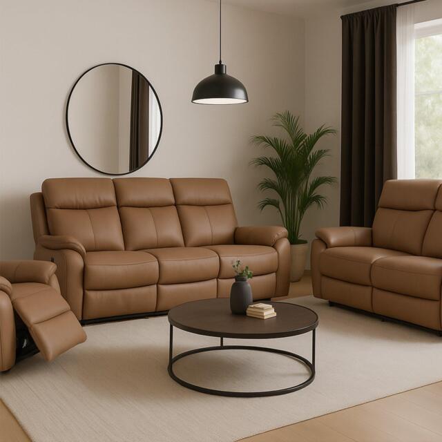 Aspire Kingsmere 3 + 2 + 1 Power Recliner Sofa Suite - image 1