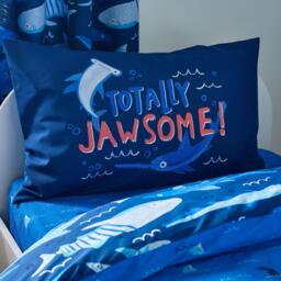Catherine Lansfield Jawsome Shark Reversible Duvet Cover Set - thumbnail 3