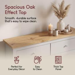 Lassic Vida Designs Arlington 2 Drawer 3 Door Sideboard - thumbnail 6