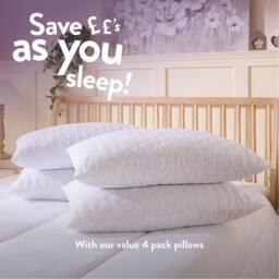 Slumberdown Rebound Firm Support Pillow - thumbnail 7