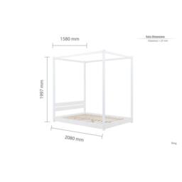 Birlea Darwin Four Poster Bed - thumbnail 8