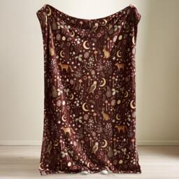 Catherine Lansfield Enchanted Twilight Cosy Fleece Blanket Throw - thumbnail 2