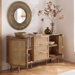 Birlea Noah 2 Door 3 Drawer Sideboard - thumbnail 3