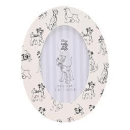 Disney Disney Cats & Dogs Dog Print Oval Photo Frame 4 x - thumbnail 2