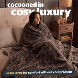 Silentnight Prestige Faux Fur XL Heated Throw - thumbnail 2