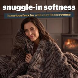 Silentnight Prestige Faux Fur XL Heated Throw - thumbnail 3