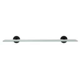 Croydex Epsom Black Flexi-Fix - Glass Shelf - thumbnail 4