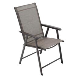 Breeins Foldable Fabric Chairs Set of 2 Metal Frame - thumbnail 3