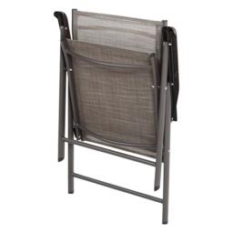 Breeins Foldable Fabric Chairs Set of 2 Metal Frame - thumbnail 7