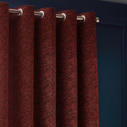 Paoletti Galaxy Fully Lined Chenille Eyelet Curtains - thumbnail 2