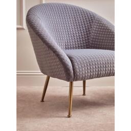 Interiors by Premier Tania Grey Occasional Chair - thumbnail 1