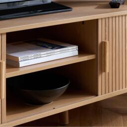 Birlea Axel Fluted Small TV Unit - thumbnail 4