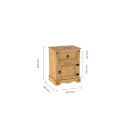 Birlea Corona Large 3 Drawer Bedside - thumbnail 7